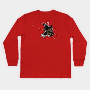 Zombie Inside Kids Long Sleeve T-Shirt